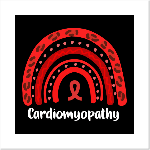 cardiomyopathy - white Wall Art by Vortex.Merch